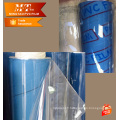 Transparent pvc bleu super clair film pour faire un sac